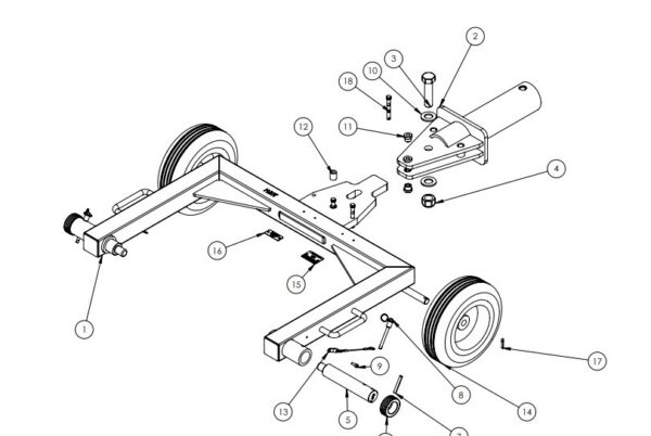 AERO Specialties MH60 Towbar Head (Sikorsky MH-60)