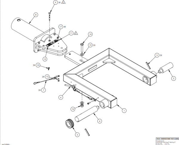 AERO Specialties MQ9 Towbar Head (General Atomics MQ-9 Reaper UAV)