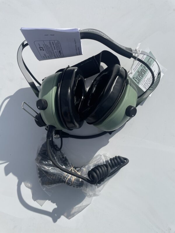 David Clark Behind Head Dual Ear Headset with Microphone
